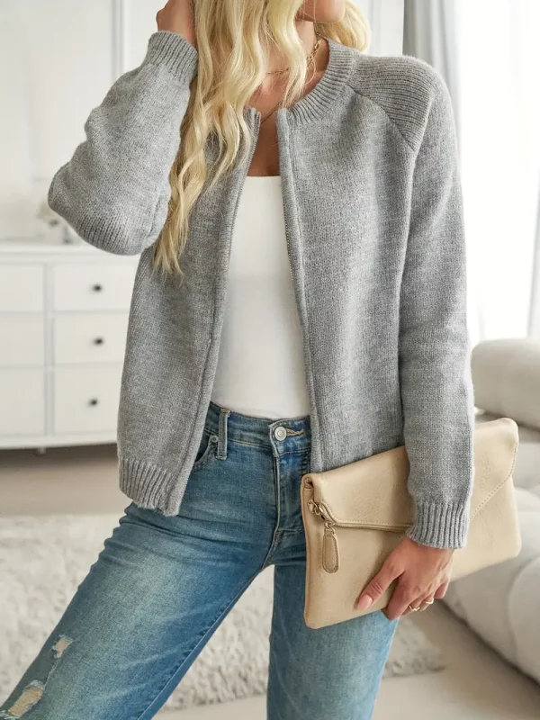 Zipped Cardigan