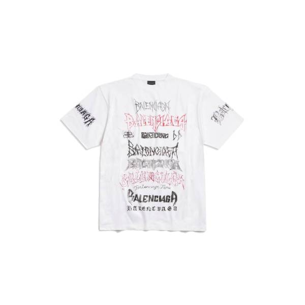 Diy Metal T-Shirt In White