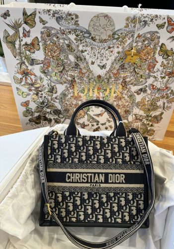 Small Dior Book Tote photo review